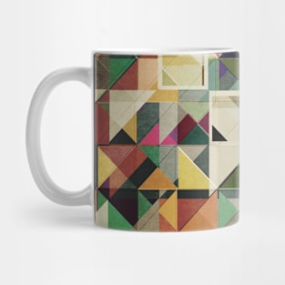 Earth Tones Geometric Pattern Mug